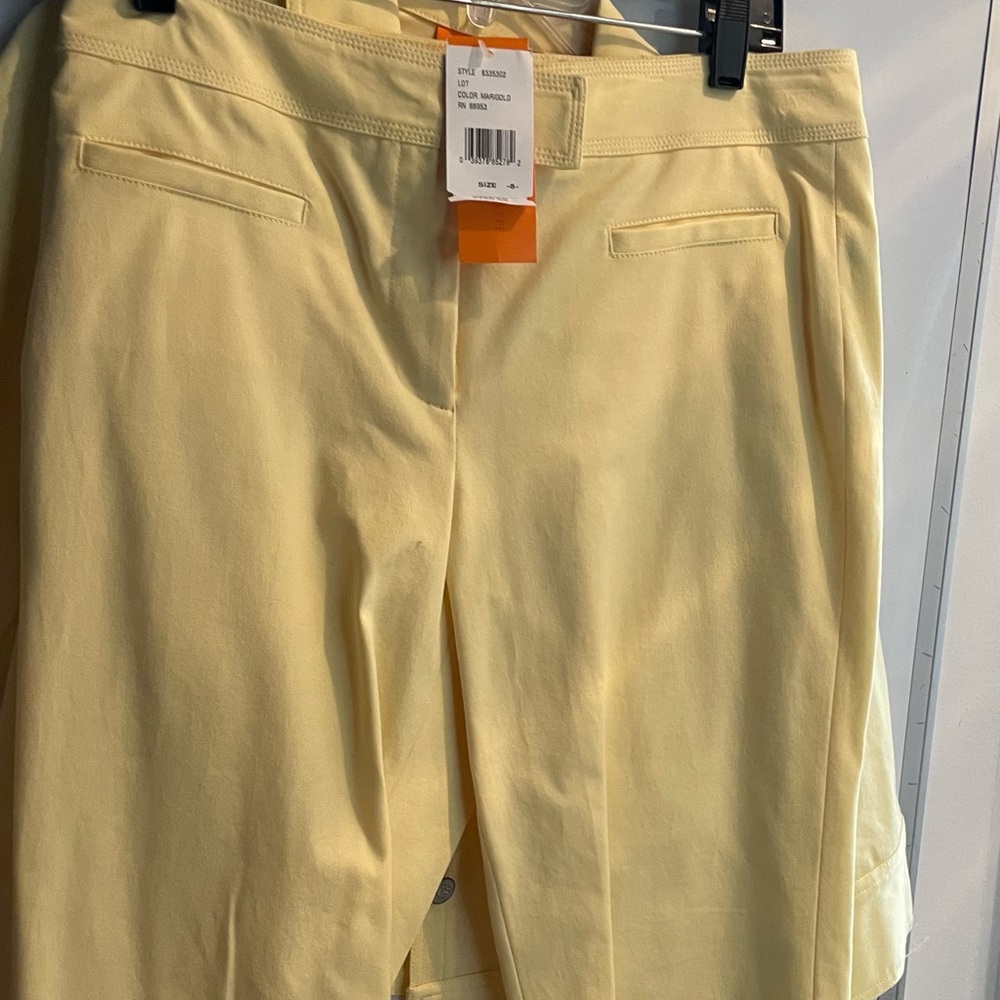 Two piece short jacket with matching marigold crop pants